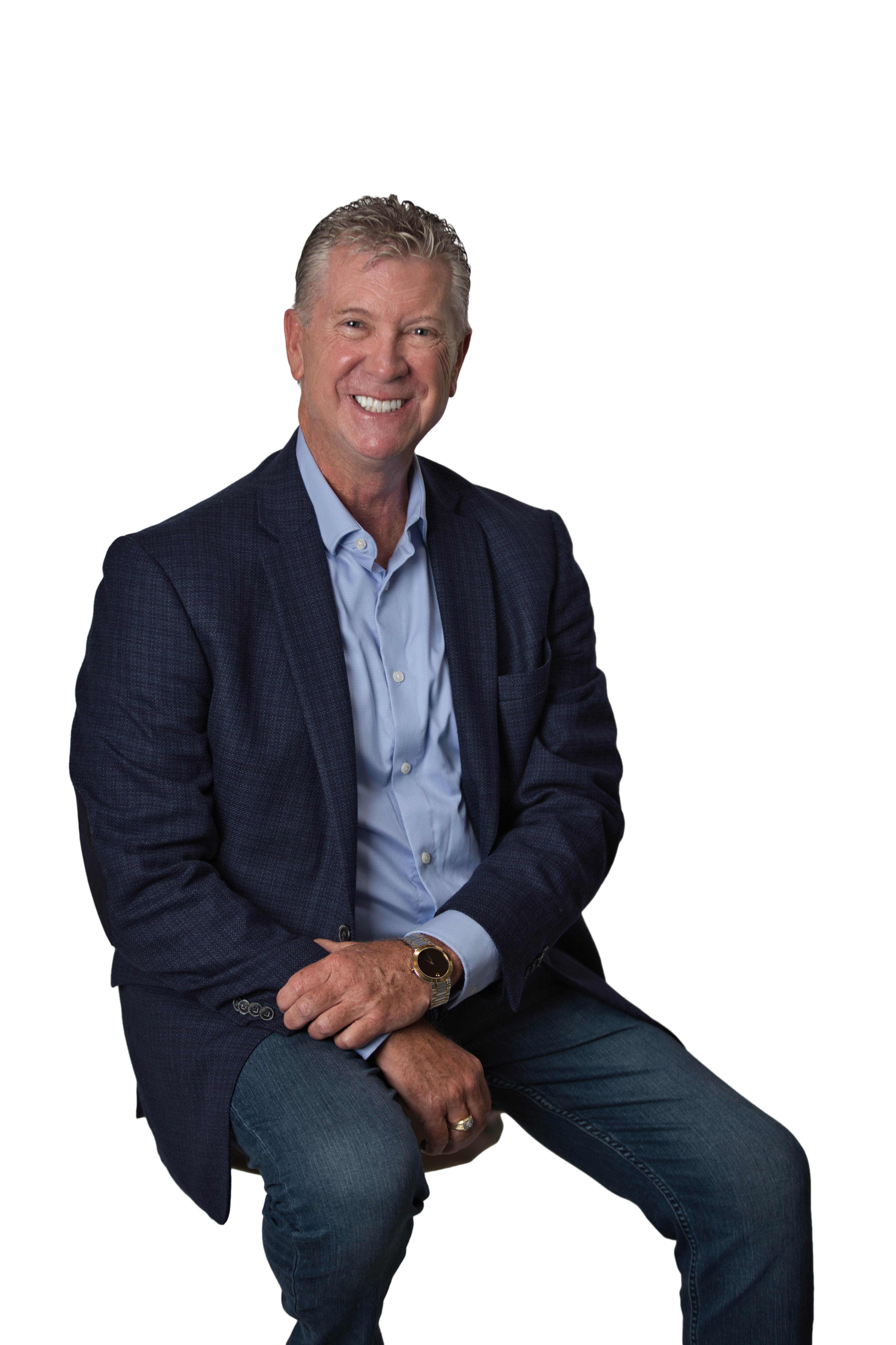 Bob Crews seated